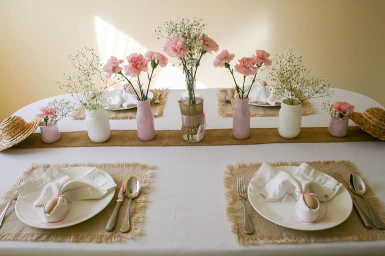 Sweet & Simple Easter Brunch Table Setting