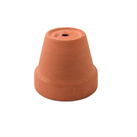 Small terracota clay pot