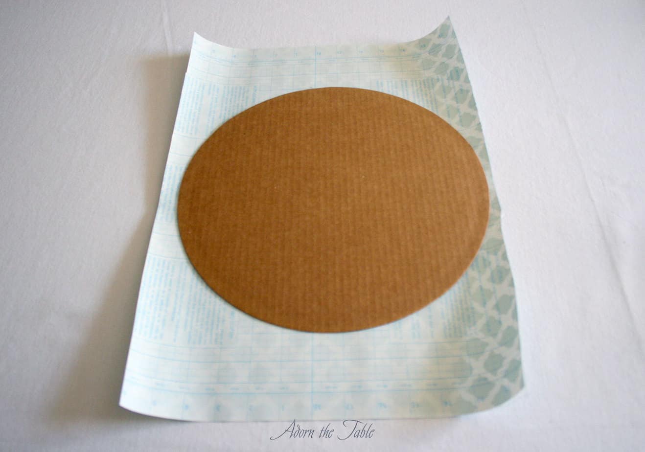 DIY cute plate charger-step 2