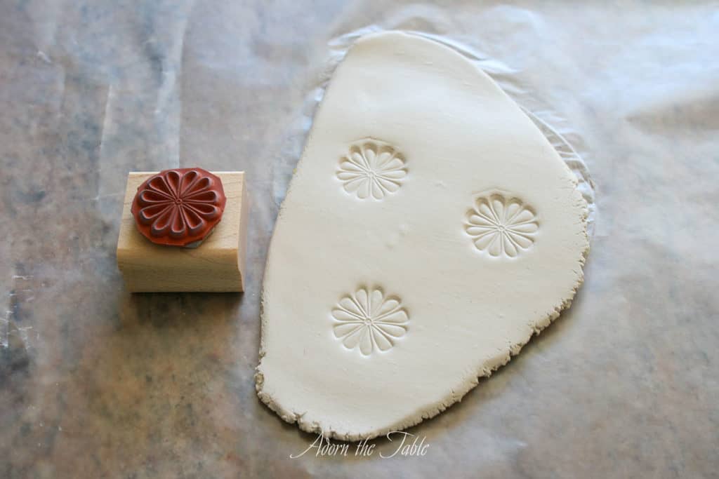 Clay napkin ring-step 4
