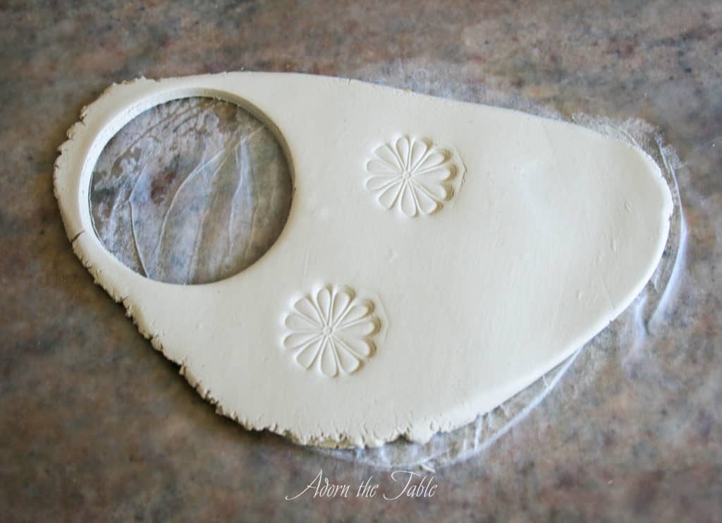 Clay napkin ring-step 6