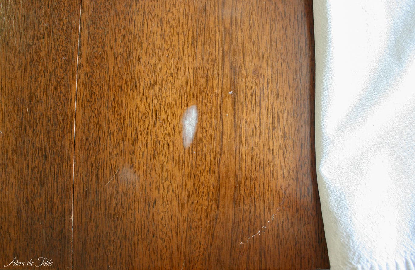 Learn How to Remove Hazy White Stains on a Wood Table Adorn the Table