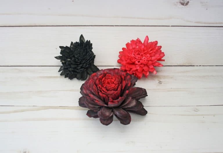 DIY Dyeing Sola Wood Flowers: How to Instructions
