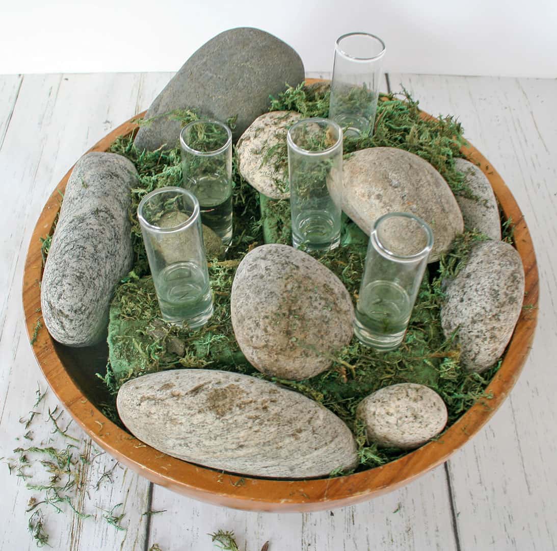 Simple Moss Bowl Centerpiece DIY Adorn the Table