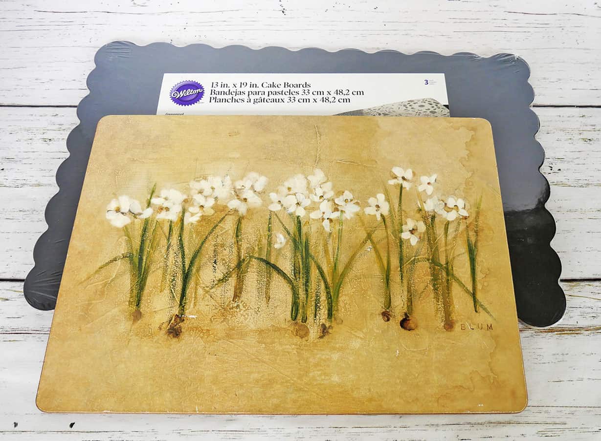 Simple DIY Upcycled Cork Board Placemats Adorn the Table