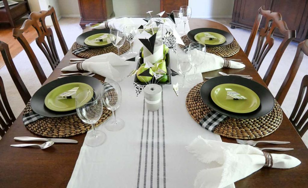 Simple Father's Day tablescape