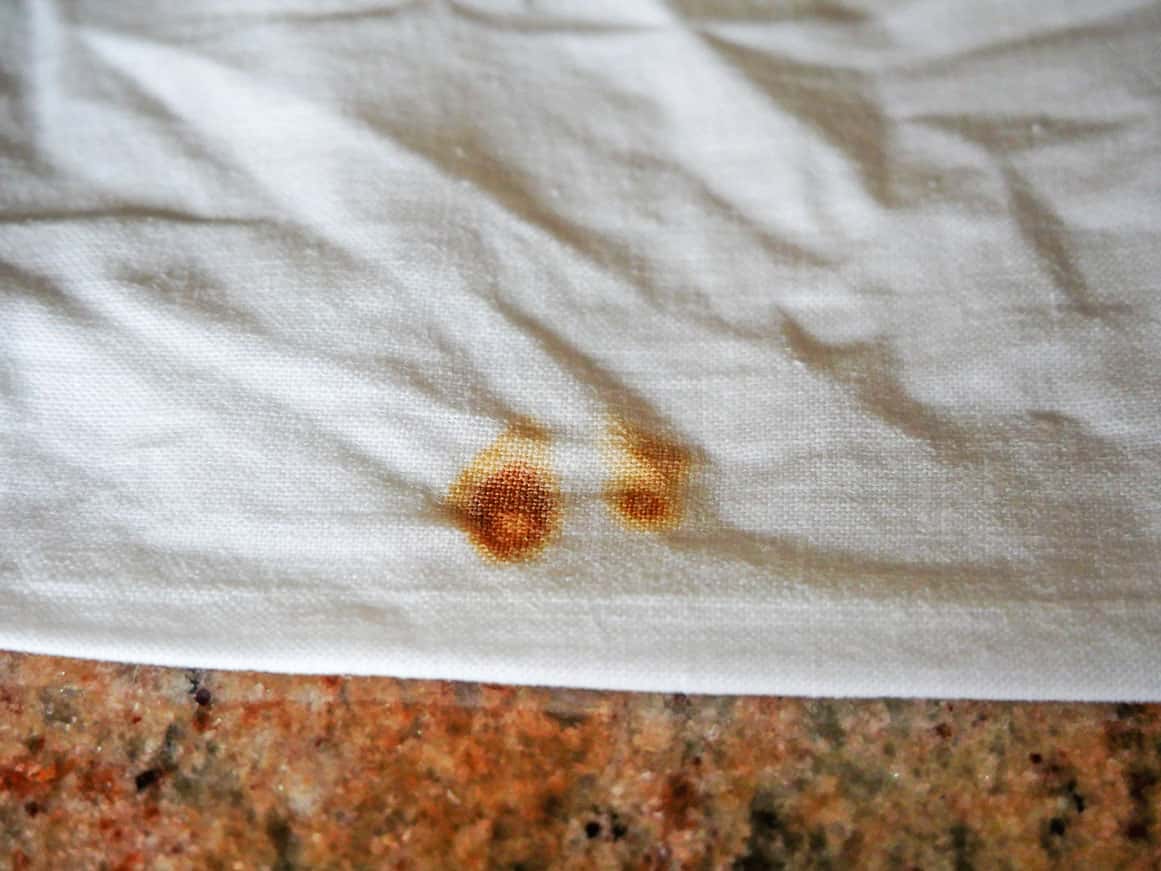 How to Get Rust Marks Out of Fabric Adorn the Table