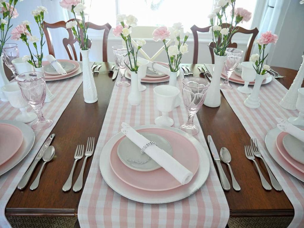 Front view of Setting a Pretty Table for Your Girlfriends