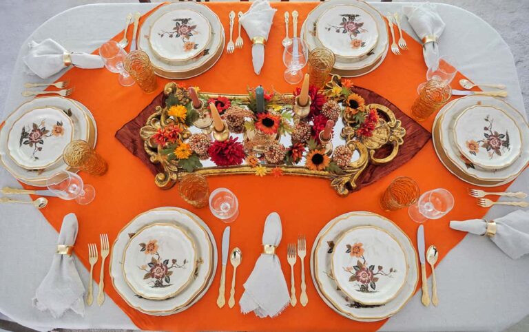 Ode to 1970’s Vintage Fall Tablescape