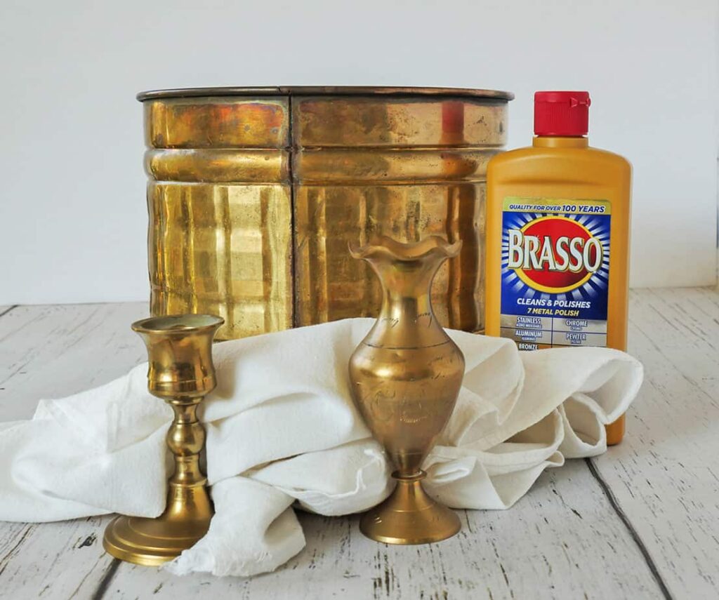 how to clean and polish brass using Brasso