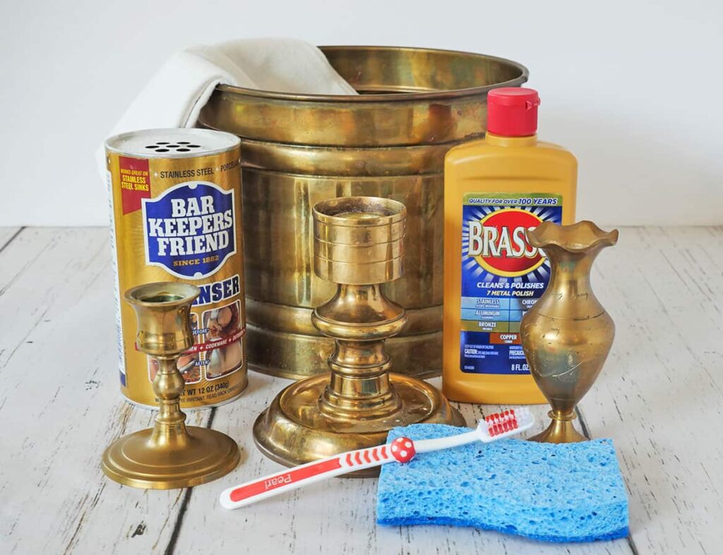 How to clean and polish brass supplies