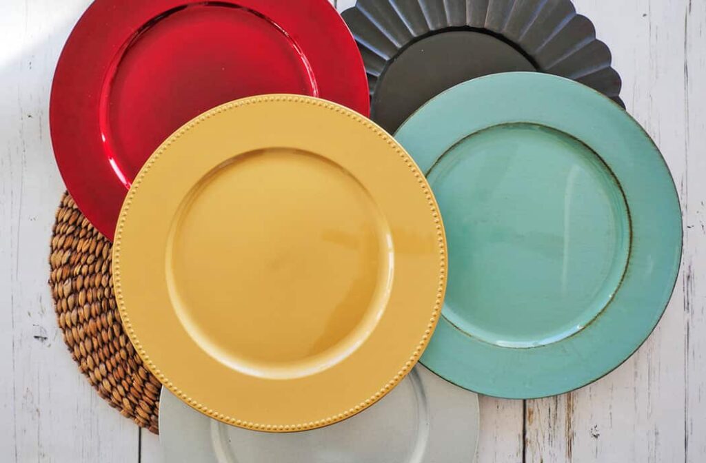 Variety of charger plates to elevate Your Table Setting in Style