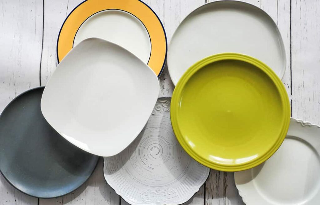 Variety of plates for how to determine which plates to buy