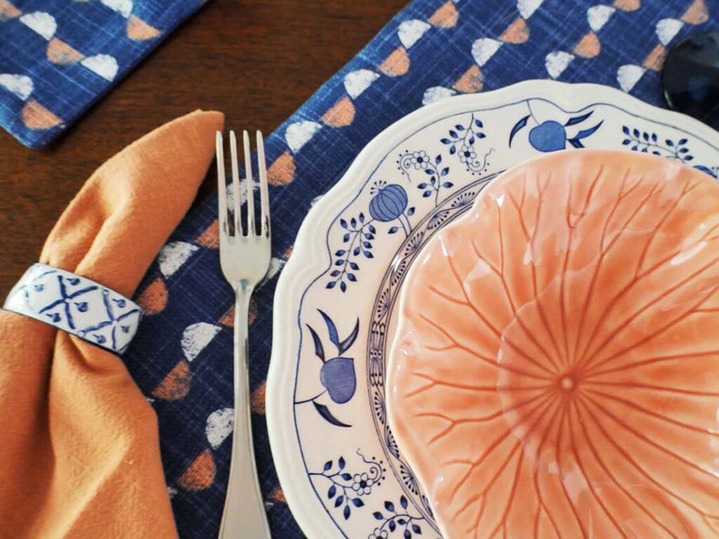 Place setting close up
