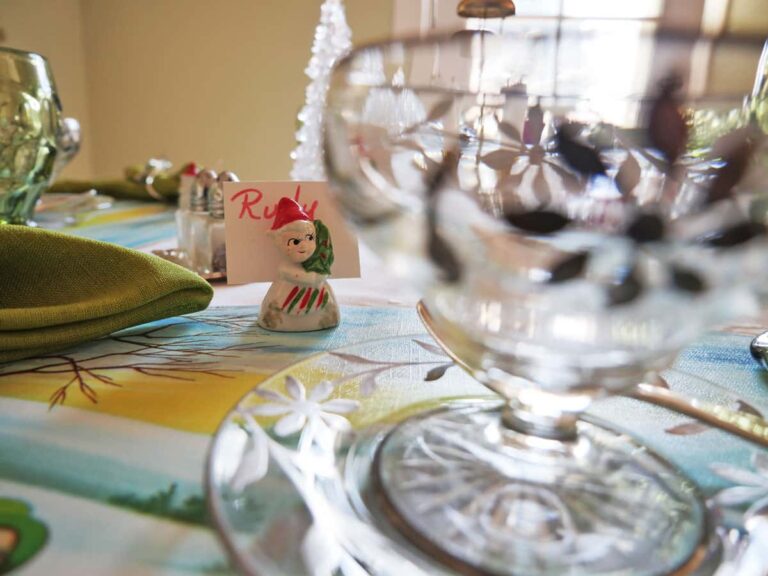 Treasured Heirlooms and Holiday Charm: A Vintage Christmas Tablescape
